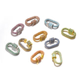 Zircon DIY Rhinestone Charms Clasp Lock Hook Crystal Necklace