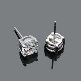 Zircon Stud 925 Silver Stud Earrings for Women