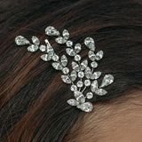 Zricon Leaf Crystal Hair Combs Hairclips Y2k Accessories for Women