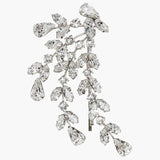 Zricon Leaf Crystal Hair Combs Hairclips Y2k Accessories for Women