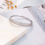 Diamond Filled Stone Bangles for Women Wedding
