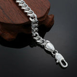 925 Silver 8MM Geometry Bracelets for Wedding