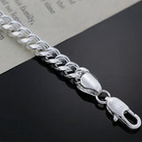 925 Silver 8MM Geometry Bracelets for Wedding