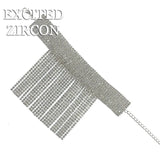 Sparkling Rhinestone Tassel Anklet - Sexy Beach Foot Jewelry