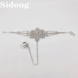 Latin Dance Bracelet Ring Belly Dance Back Chain Indian Girl Bracelet