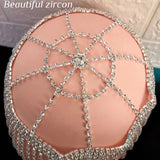 Crystal Fringed Forehead Chain Wedding Headband