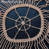 Crystal Fringed Forehead Chain Wedding Headband