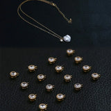 Zircon Mini Pendant for DIY Earrings Necklace Bracelet