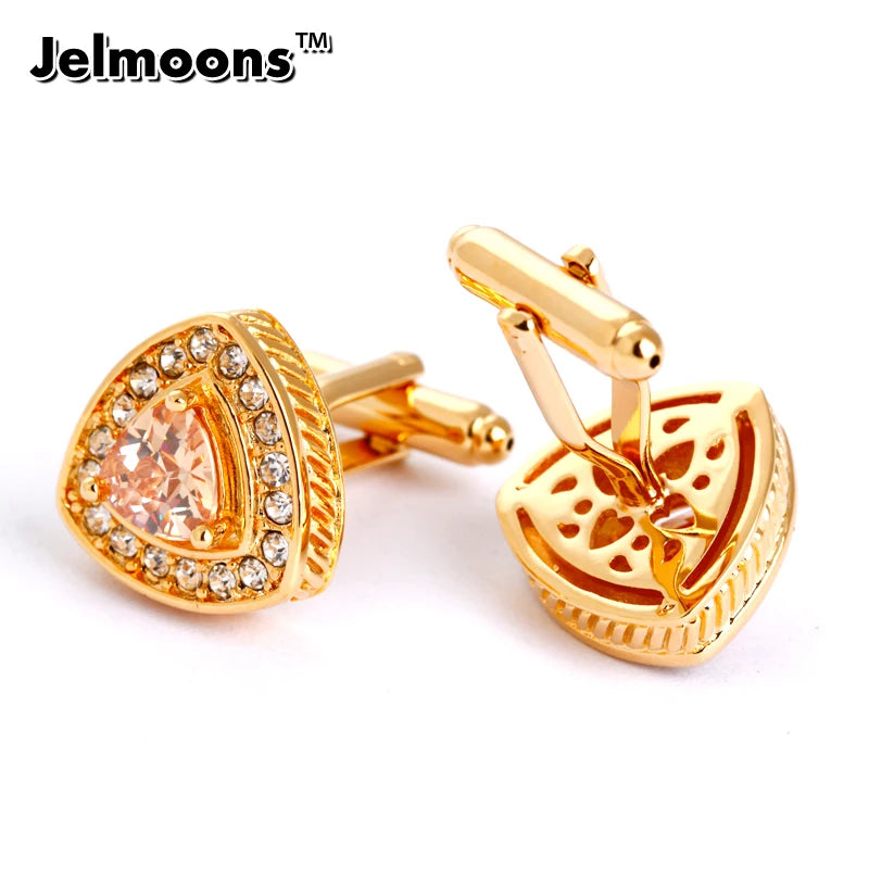 Rhinestone Wedding Party Cufflinks