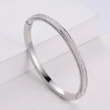 Stainless Steel Women's Bracelet Jewelry Set