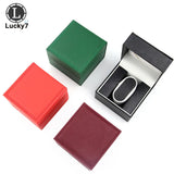 Lychee Pattern Watch Box PU Leather Watch Storage Display Jewelry Organizer