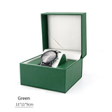 Lychee Pattern Watch Box Clamshell Watch Storage Display