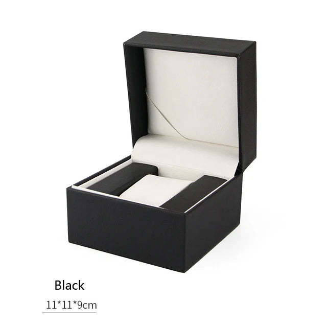 Lychee Pattern Watch Box Clamshell Watch Storage Display