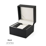 Lychee Pattern Watch Box Clamshell Watch Storage Display