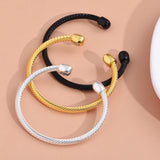 Men's Lymph Drainage Bracelet, Anti-Static Wristband, Titanium Bangle
