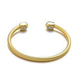 Men's Lymph Drainage Bracelet, Anti-Static Wristband, Titanium Bangle