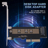 M.2 NVME SSD NGFF to PCIE 3.0 X4 Adapter Support 2230 2242 2260 2280 Size