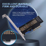 M.2 NVME SSD NGFF to PCIE 3.0 X4 Adapter Support 2230 2242 2260 2280 Size