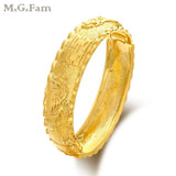 Dragon Phoenix Bangles Bridal Wedding Bracelets Traditional Style