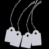 M2EA 500 Pcs Label Tags String Watch Jewelry Clothing Display Merchandise Tags