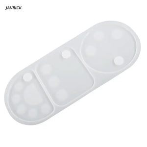 M2EA Makeup Palette Spatula Tool Resin Casting Mold Eye Shadow Various Shapes