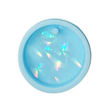 Round Keychain Pendant Silicone Mold for Epoxy Casting DIY Jewelry