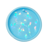Round Keychain Pendant Silicone Mold for Epoxy Casting DIY Jewelry