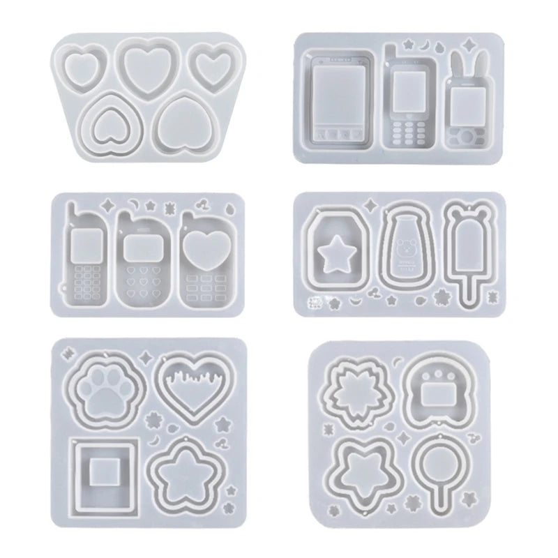 DIY Cat's Claw Phone Silicone Epoxy Resin Mold - Keychain