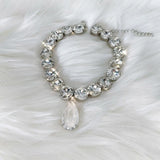 M2EA Geometric Rhinestones Choker Necklace