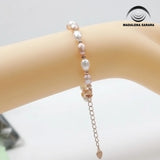4-5mm A+ Freshwater Pearl Bracelet for Girls