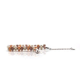 4mm AA Freshwater Pearl Beaded Bracelet, Two Rows