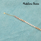 Colorful Freshwater Pearl Bracelet Rice Shape Women Bracelet