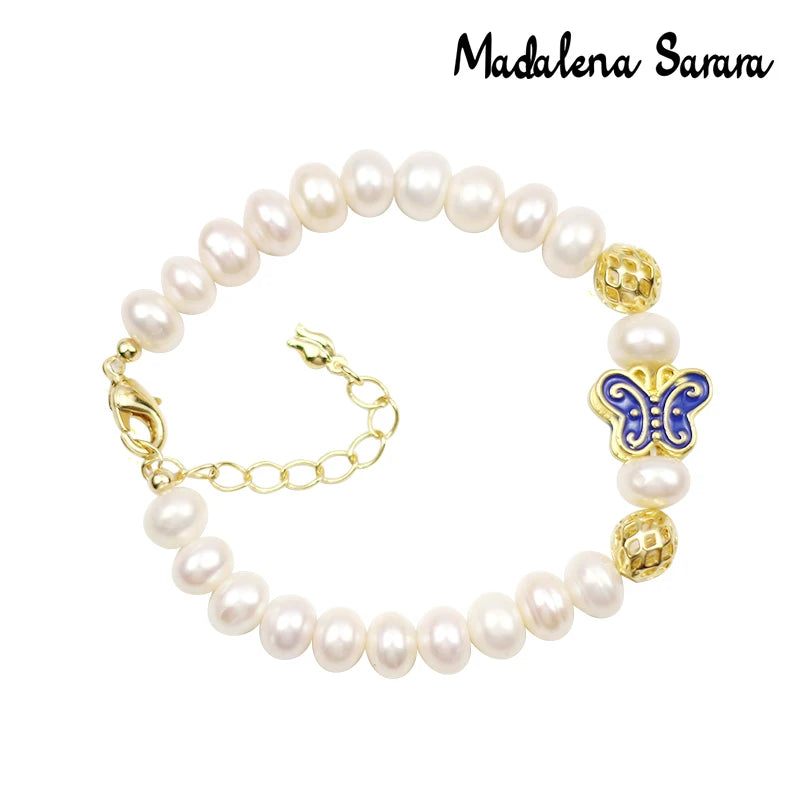 Colorful Freshwater Pearl Bracelet Purple Pink Rice Shape Women