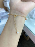 Colorful Freshwater Pearl Bracelet Purple Pink Rice Shape Women Bracelet