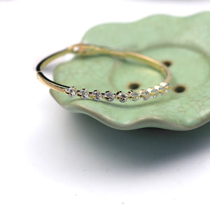 CZ Women Bracelet 2 Color Options Easy Open