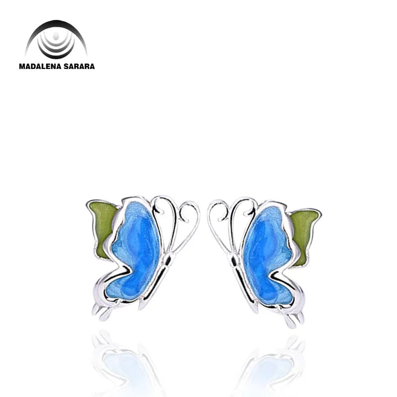 Small Butterfly S925 Stud Earrings