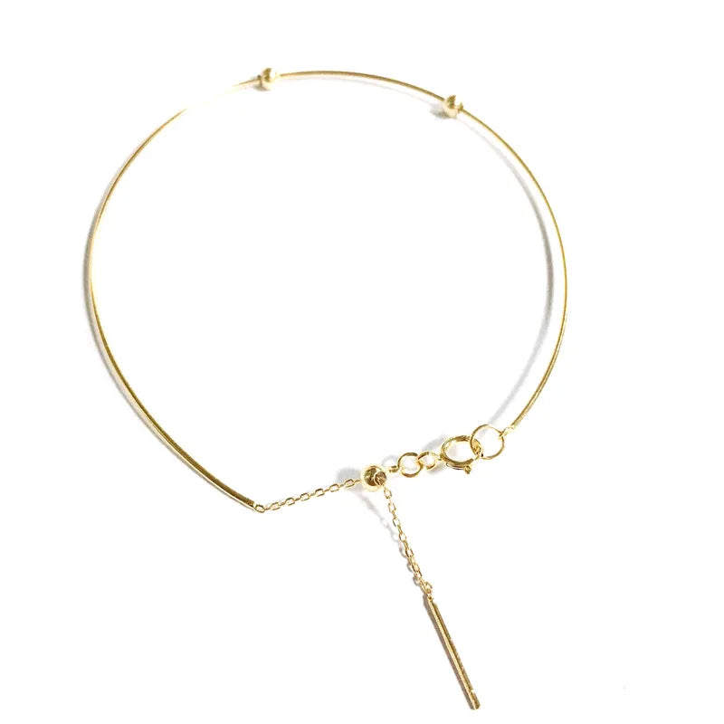 S925 Girl's Bangle Pearl Bracelet DIY Jewelry Making