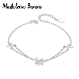S925 Women Bracelet Knot Style Chain Bracelet