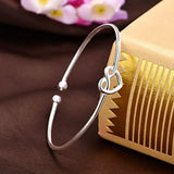 Sterling Silver 925 Heart Pop Girl Bracelet