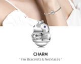 925 Silver Monster Beads Small Jewelry for Necklace Bracelet