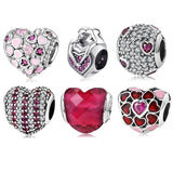 MAGIC CHARMS S925 Sterling Silver Bead Pendant Shining Love Bracelet Beads