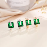 MultiColor CZ Stud Earrings for Women Wedding Party