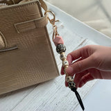 Leopard Print MAMA Bracelet Keychain Bag Pendant Gift