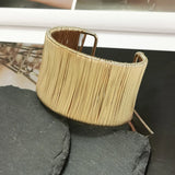 MANILA Layered Wire Cuff Bracelets Bangles Wide Statement African Bangles Jewelr