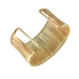 MANILA Layered Wire Cuff Bracelets Bangles Wide Statement African Bangles Jewelr