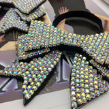 Rhinestone Bowknot Charm Anklets Bracelet Women Foot Jewelry
