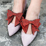Rhinestone Bowknot Charm Anklets Bracelet Women Foot Jewelry