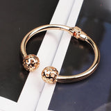 Alloy Bangles Bracelets Women Geometric Cuff Bangles Jewelry
