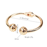 Alloy Bangles Bracelets Women Geometric Cuff Bangles Jewelry