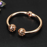 Alloy Bangles Bracelets Women Geometric Cuff Bangles Jewelry